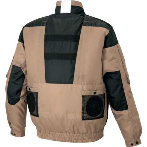 アイトス（AITOZ）　遮熱シェード付空調服長袖ブルゾン　（空調服ＴＭ）　フルハーネス対応　カーキ　４Ｌ　【品番：AZ50299-025-4L】_2