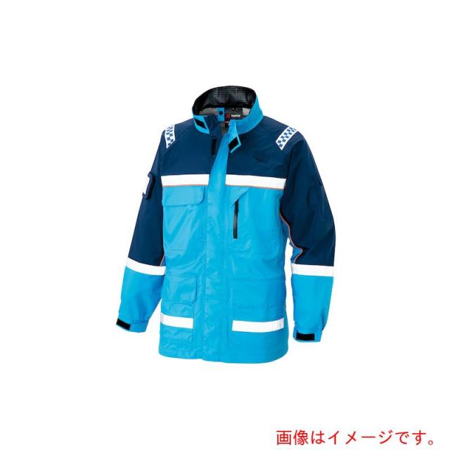 アイトス（AITOZ）　感染防止ディアプレックスジャケット　ブルー　４Ｌ　【品番：AZ56306-006-4L】