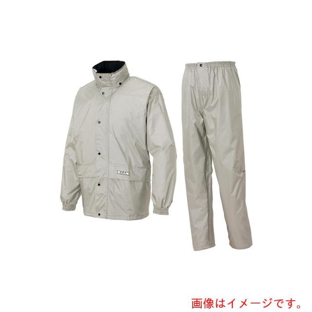 アイトス（AITOZ）　レインスーツ（Ｂー１レインスーツ）グレー　６Ｌ　【品番：AZ58701-003-6L】