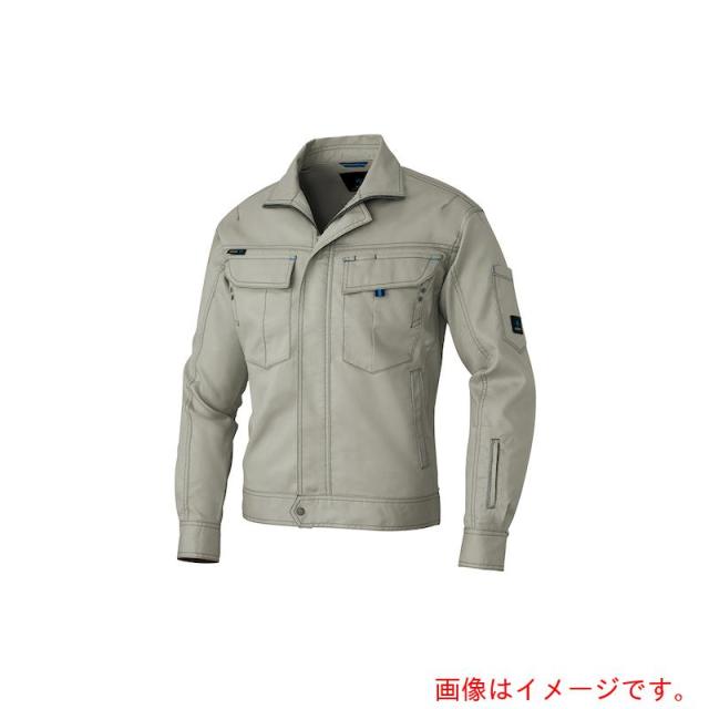 アイトス（AITOZ）　長袖ブルゾン（男女兼用）　アースグリーン　ＳＳ　【品番：AZ60301-005-SS】