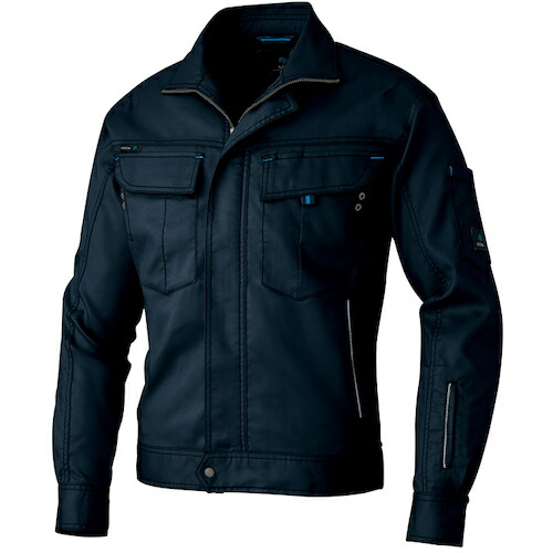 アイトス（AITOZ）　長袖ブルゾン（男女兼用）　ディープネイビー　Ｌ　【品番：AZ60301-018-L】