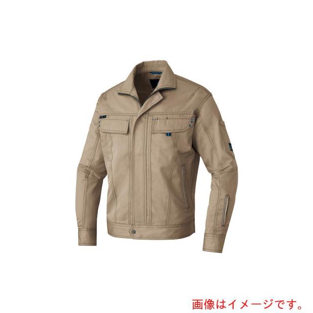 アイトス（AITOZ）　作業着　長袖ブルゾン（男女兼用）ＡＺ６０５０１　カーキ　５Ｌ　【品番：AZ60501-025-5L】