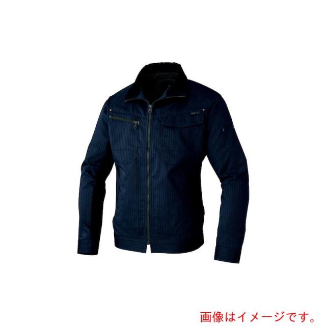 アイトス（AITOZ）　長袖ブルゾン　ネイビー　５Ｌ　【品番：AZ60601-008-5L】