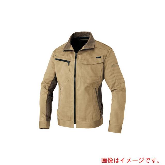 アイトス（AITOZ）　長袖ブルゾン　カーキ　ＬＬ　【品番：AZ60601-025-LL】