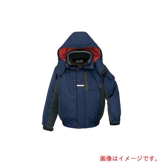 アイトス（AITOZ）　光電子防寒　ブルゾン（男女兼用）　ネイビー　Ｓ　【品番：AZ6061-008-S】