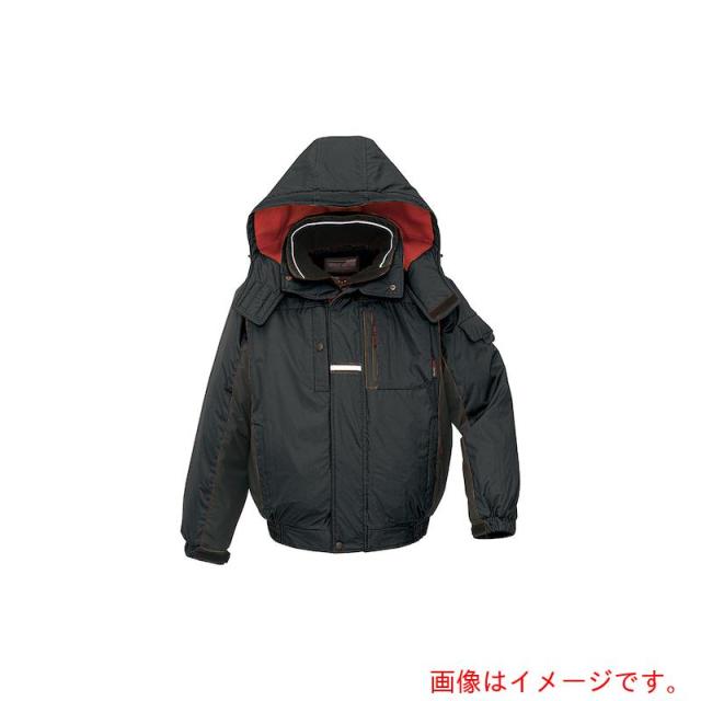 アイトス（AITOZ）　光電子防寒　ブルゾン（男女兼用）　ブラック　４Ｌ　【品番：AZ6061-010-4L】