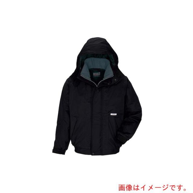アイトス（AITOZ）　光電子防寒ブルゾン（男女兼用）　ＡＺ６１６１　ブラック　ＬＬ　【品番：AZ6161-010-LL】