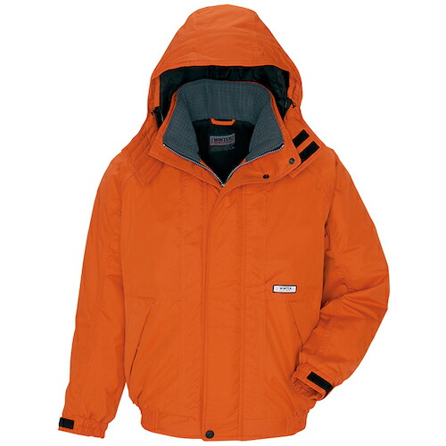 アイトス（AITOZ）　光電子防寒ブルゾン（男女兼用）　ＡＺ６１６１　オレンジ　Ｌ　【品番：AZ6161-063-L】