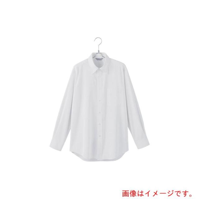 アイトス（AITOZ）　ピエ　メンズ長袖ボタン無地ダウンシャツＡＺ６３４１６１　ホワイト　Ｓ　【品番：AZ634161-001-S】