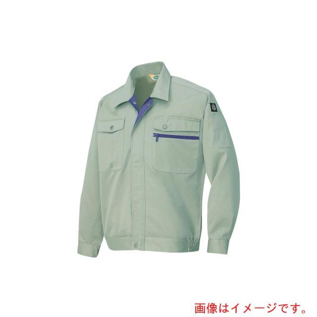 アイトス（AITOZ）　長袖ブルゾン（男女兼用）ＡＺ６３８０　アースグリーン　６Ｌ　【品番：AZ6380-005-6L】