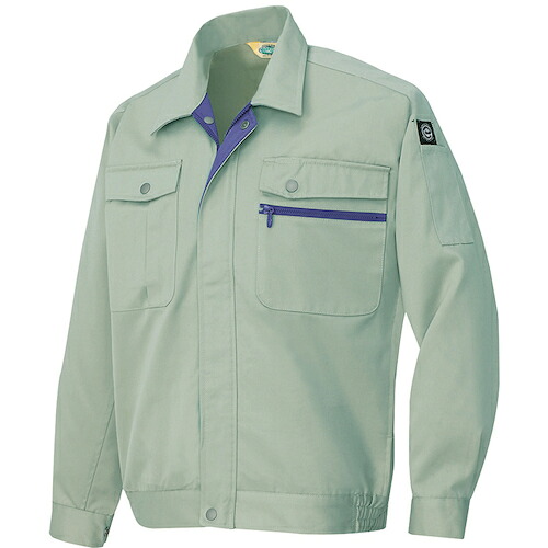 アイトス（AITOZ）　長袖ブルゾン（男女兼用）ＡＺ６３８０　アースグリーン　Ｌ　【品番：AZ6380-005-L】