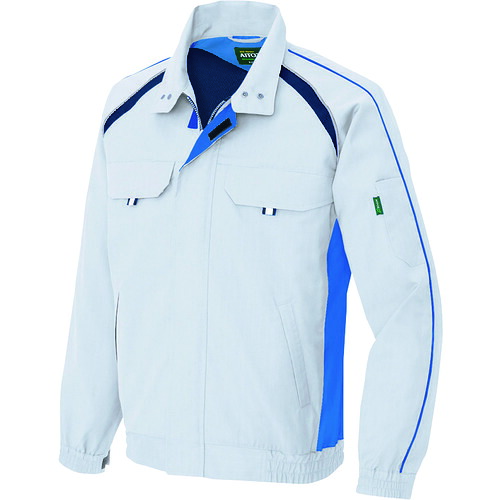 アイトス（AITOZ）　長袖サマーブルゾン　シルバーグレー　６Ｌ　【品番：1730-003-6L】