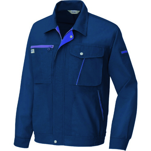 アイトス（AITOZ）　長袖サマーブルゾン（男女兼用）　ネイビー　５Ｌ　【品番：230-008-5L】