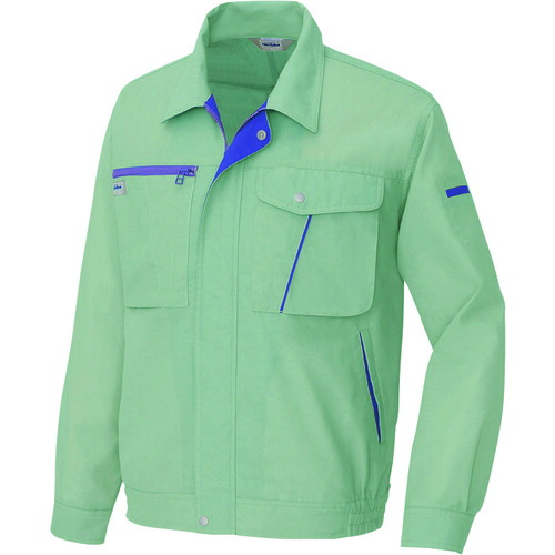 アイトス（AITOZ）　長袖サマーブルゾン（男女兼用）　グリーン　ＳＳ　【品番：230-015-SS】