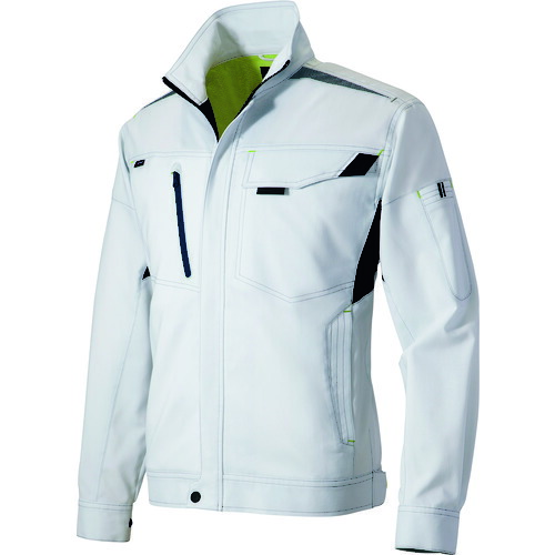 アイトス（AITOZ）　長袖サマーブルゾン（男女兼用）　シルバーグレー　５Ｌ　【品番：2530-003-5L】