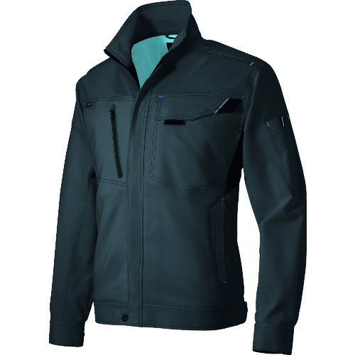 アイトス（AITOZ）　長袖サマーブルゾン（男女兼用）　チャコール　ＬＬ　【品番：2530-014-LL】