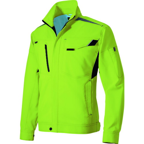 アイトス（AITOZ）　長袖サマーブルゾン（男女兼用）　ライム　Ｓ　【品番：2530-016-S】