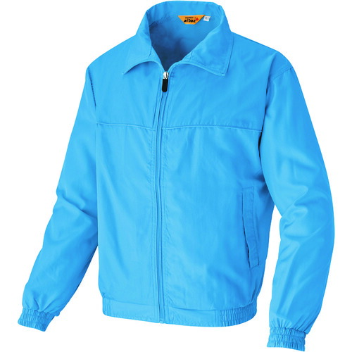 アイトス（AITOZ）　裏メッシュブルゾン（男女兼用）　サックス　５Ｌ　【品番：2663-007-5L】