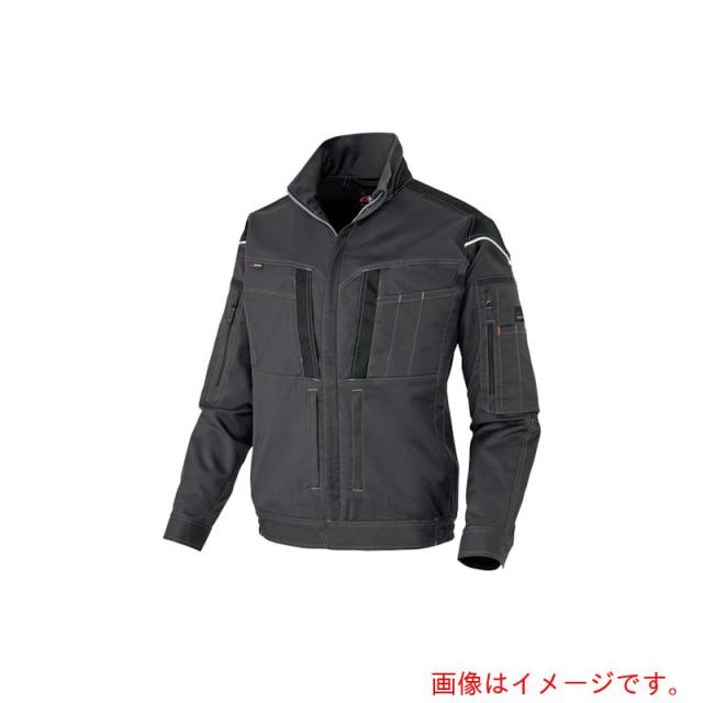 アイトス（AITOZ）　フルハーネス対応ニュームービンカット　春夏長袖ブルゾン　チャコールグレー　３Ｌ　【品番：AZ6831-014-3L】