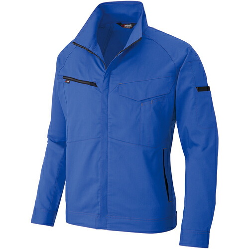 アイトス（AITOZ）　ニュームービンカット　春夏長袖ブルゾン　ロイヤルブルー　Ｌ　【品番：AZ6840-006-L】