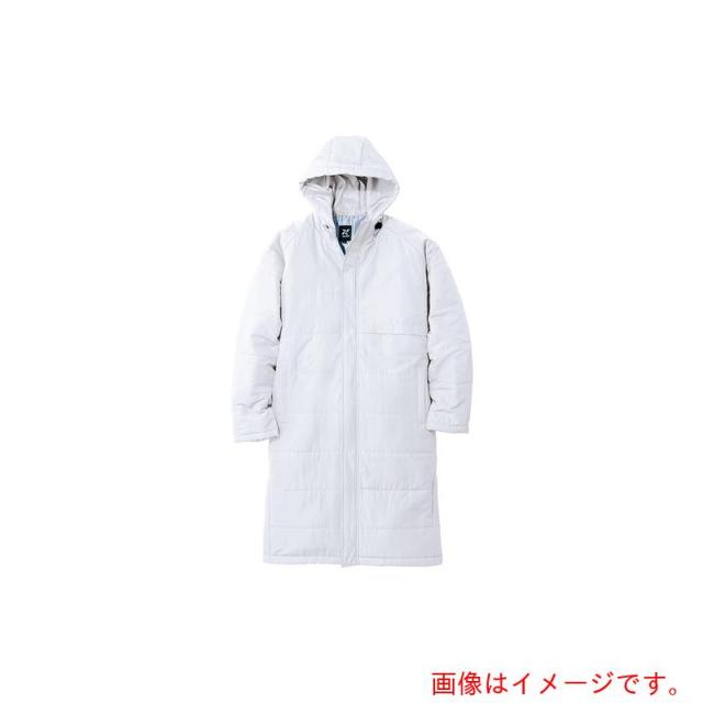 アイトス（AITOZ）　ベンチコート（男女兼用）ＡＺ８２９１　ホワイト　ＸＬ　【品番：AZ8291-001-XL】