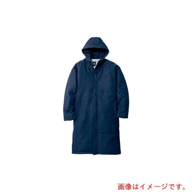 アイトス（AITOZ）　ベンチコート（男女兼用）ＡＺ８２９１　ネイビー　ＸＬ　【品番：AZ8291-008-XL】