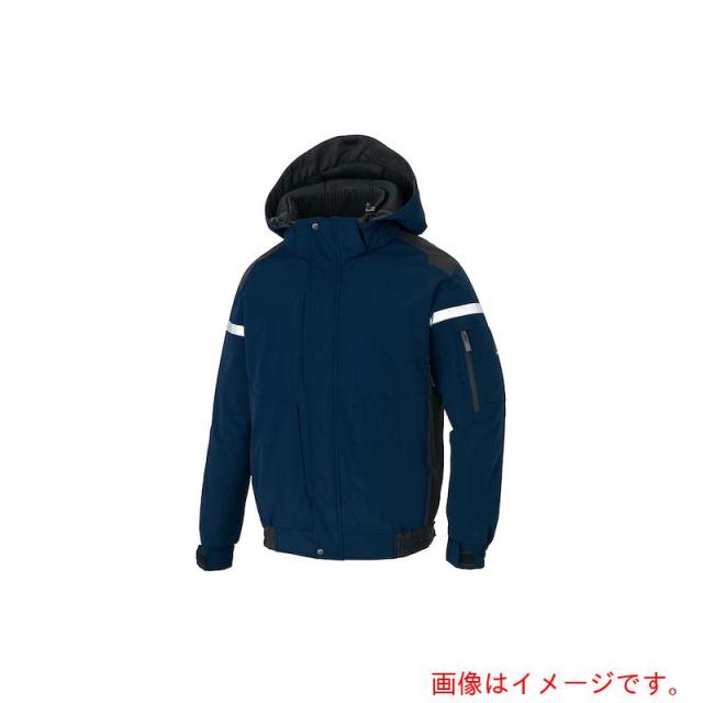 アイトス（AITOZ）　フルハーネス対応防寒ブルゾンネイビーＳ　【品番：AZ8976-008-S】