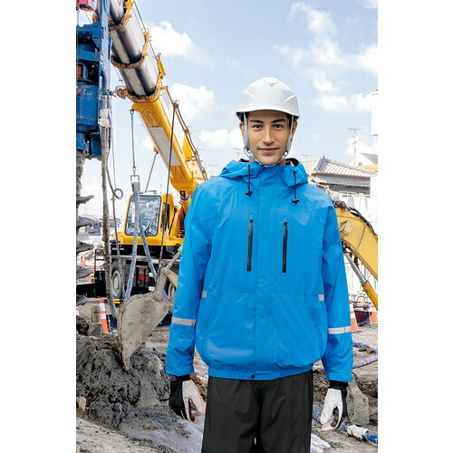 アイトス（AITOZ）　空調服　レインジャケットＡＺ９０２９　チャコール　４Ｌ　【品番：AZ9029-014-4L】_1