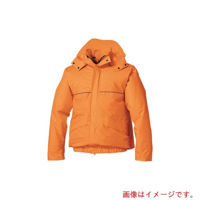 アイトス（AITOZ）　空調服　レインスーツ（男女兼用）ＡＺ９０９７　オレンジ　３Ｌ　【品番：AZ9097-063-3L】