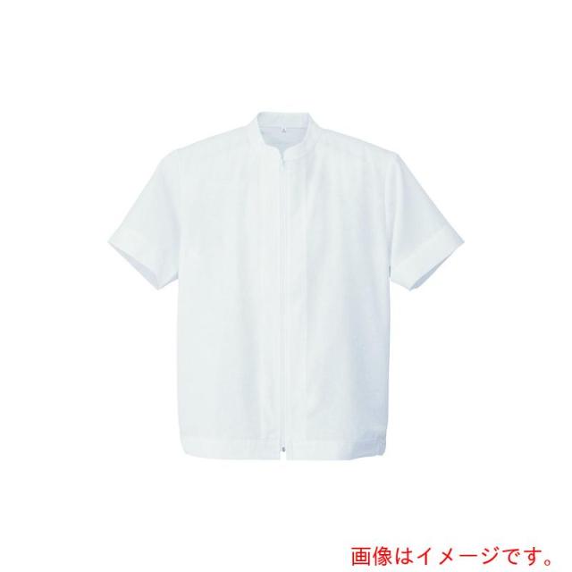 アイトス(AITOZ) 半袖衛生コート(男女兼用) ホワイト 5L 【品番:HH1002-001-5L】