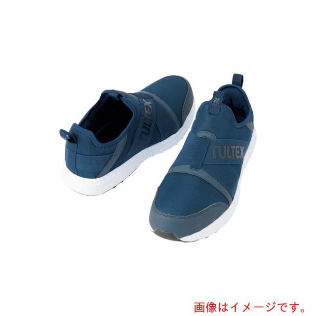 アイトス（AITOZ）　軽量スリッポンスタイル　セーフティシューズ　ＬＸ６９１８０　ネイビー　２３．０　【品番：LX69180-008-23.0】