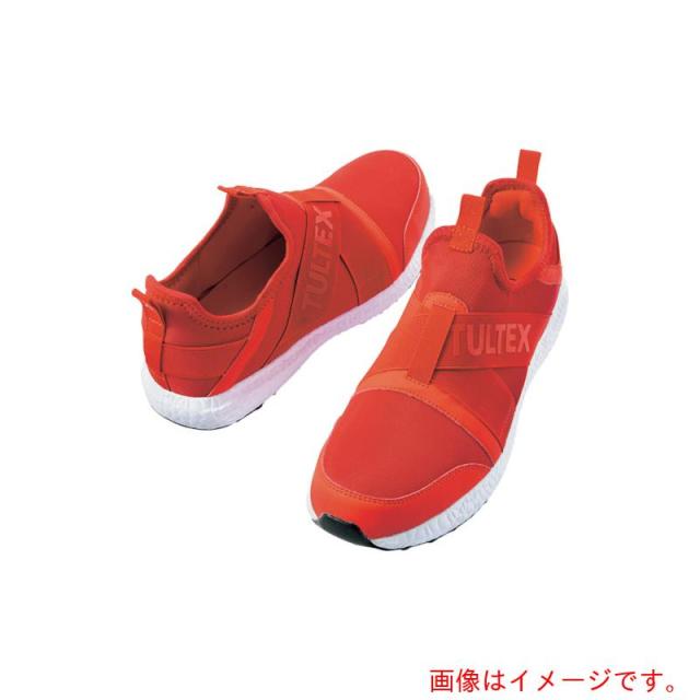 アイトス（AITOZ）　軽量スリッポンスタイル　セーフティシューズ　ＬＸ６９１８０　レッド　２３．５　【品番：LX69180-009-23.5】