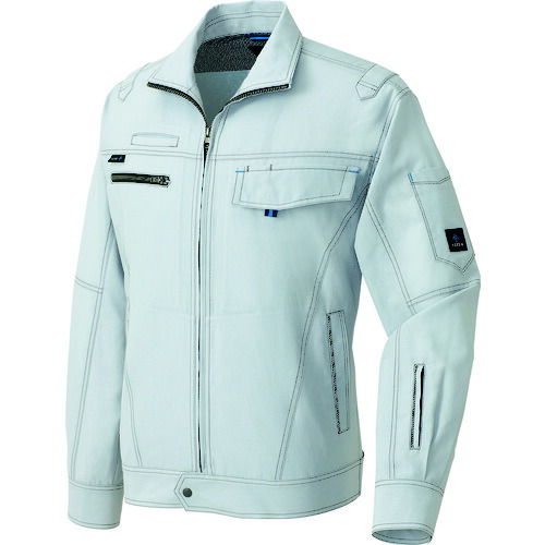 アイトス（AITOZ）　長袖サマーブルゾン（男女兼用）　ライトグレー　３Ｌ　【品番：30430-004-3L】