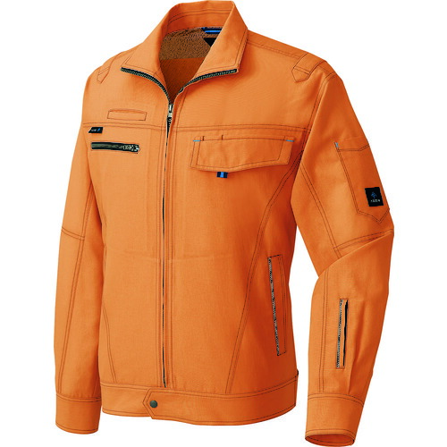 アイトス（AITOZ）　長袖サマーブルゾン（男女兼用）　オレンジ　４Ｌ　【品番：30430-063-4L】