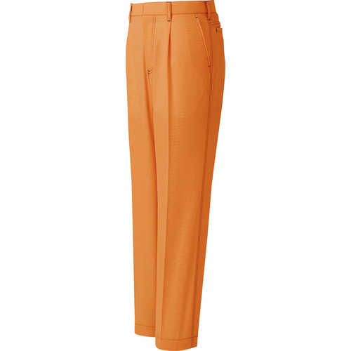 アイトス（AITOZ）　ワークパンツ（１タック）（男女兼用）　オレンジ　ＬＬ　【品番：30450-063-LL】