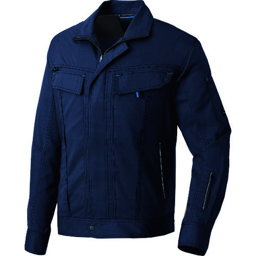 アイトス（AITOZ）　長袖サマーブルゾン（男女兼用）　ディープネイビー　Ｓ　【品番：30530-018-S】