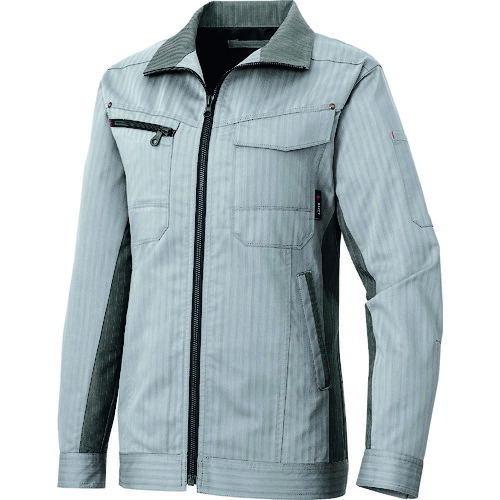 アイトス（AITOZ）　レディース長袖サマーブルゾン　シルバーグレー　Ｍ　【品番：30640-003-M】