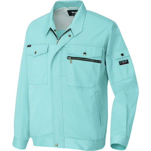 アイトス（AITOZ）　長袖サマーブルゾン（男女兼用）　サファイアブルー　５Ｌ　【品番：3230-072-5L】