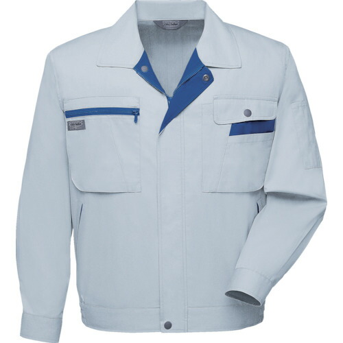 アイトス（AITOZ）　帯電防止長袖サマーブルゾンシルバーグレー５Ｌ　【品番：5320-003-5L】