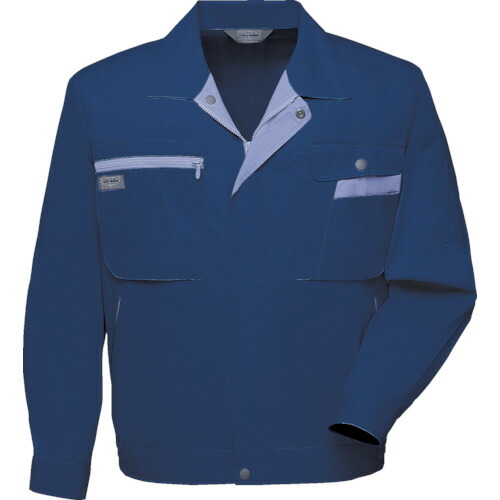 アイトス（AITOZ）　帯電防止長袖サマーブルゾンネイビー４Ｌ　【品番：5320-008-4L】