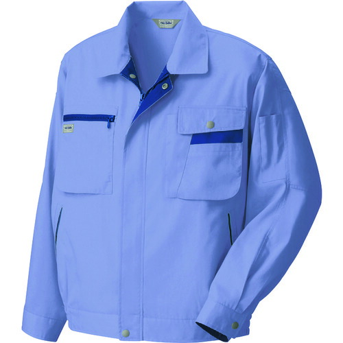 アイトス（AITOZ）　長袖サマーブルゾン　ミストバイオレット×ネイビー　６Ｌ　【品番：5320-076-6L】