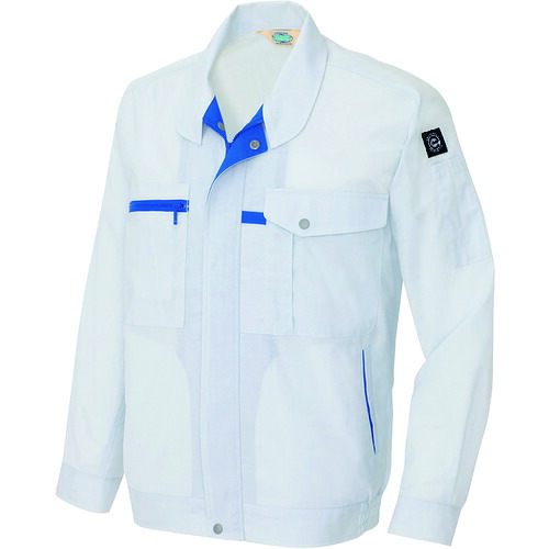 アイトス（AITOZ）　長袖サマーブルゾン（男女兼用）　シルバーグレー　ＬＬ　【品番：5360-003-LL】