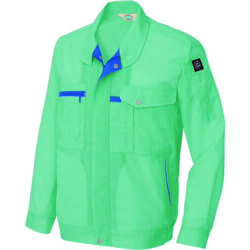 アイトス（AITOZ）　長袖サマーブルゾン（男女兼用）　エメラルドグリーン　Ｂ４Ｌ　【品番：5360-024-B4L】