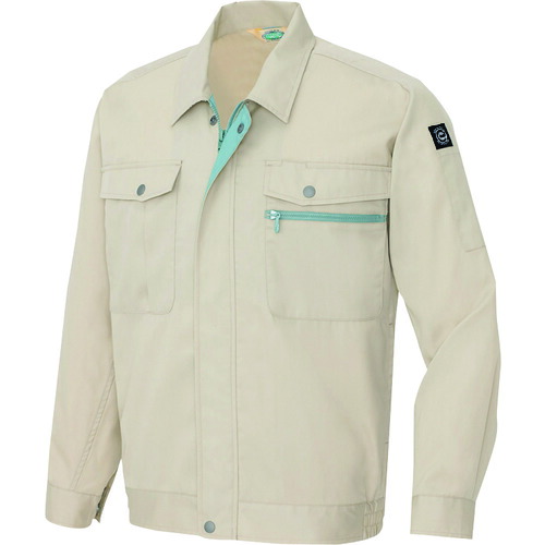 アイトス（AITOZ）　長袖サマーブルゾン（男女兼用）　ベージュ　ＢＬＬ　【品番：5370-002-BLL】