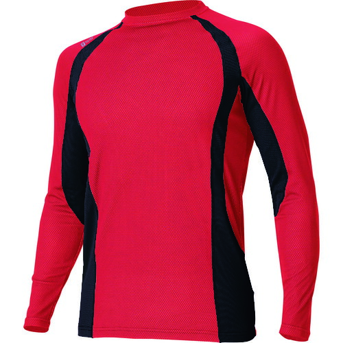 アイトス（AITOZ）　コンプレスフィット長袖シャツ　レッド　４Ｌ　【品番：551034-009-4L】 4,163円