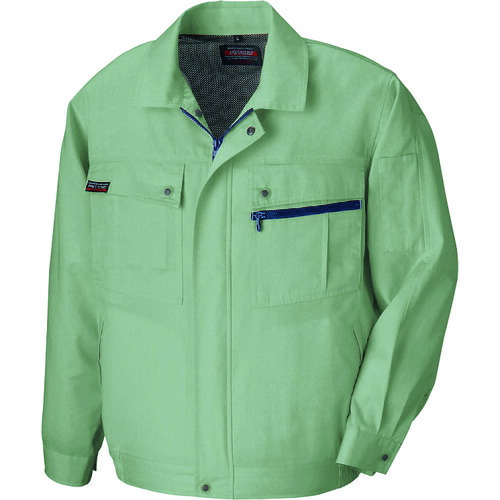 アイトス（AITOZ）　長袖サマーブルゾン（無地）（男女兼用）　アースグリーン　５Ｌ　【品番：5590-005-5L】