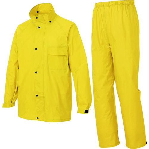 アイトス（AITOZ）　レインスーツ　Ｂー１０　レモンイエロー　３Ｌ　【品番：58700-019-3L】
