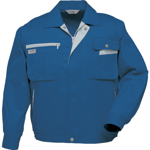 アイトス（AITOZ）　帯電防止長袖ブルゾンブルーＬＬ　【品番：6321-006-LL】