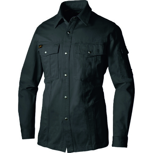 アイトス（AITOZ）　長袖シャツ（厚地）　チャコール　５Ｌ　【品番：6545-044-5L】