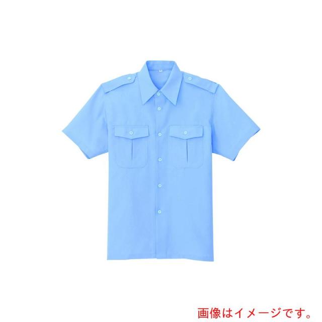 アイトス（AITOZ）　半袖シャツ　サックス　６Ｌ　【品番：67002-007-6L】